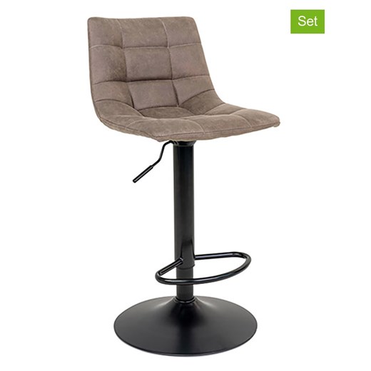 House Nordic Hockery barowe (2 szt.) w kolorze beżowym - 42 x 42 cm ze sklepu Limango Polska w kategorii Pufy i siedziska - zdjęcie 178890515