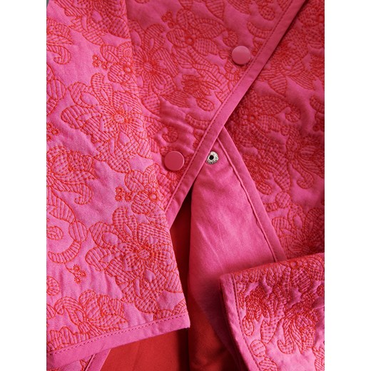 Reserved kurtka damska różowa krótka 