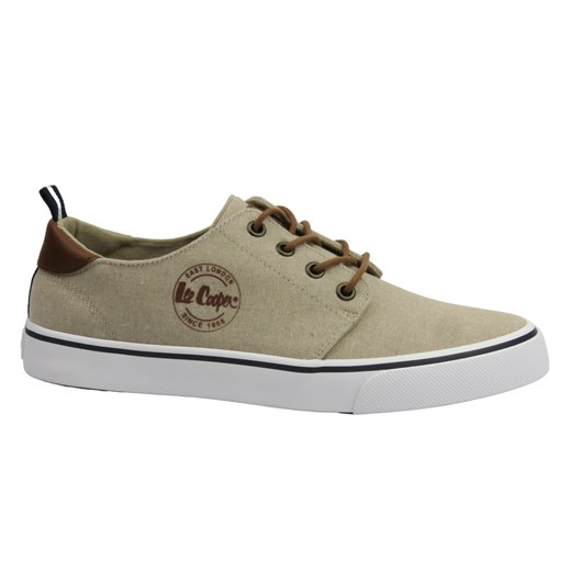 Trampki męskie beżowe Lee Cooper młodzieżowe