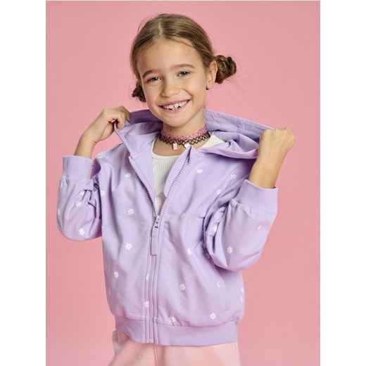 Sinsay - Bluza z kapturem - różowy ze sklepu Sinsay w kategorii Bluzy dziewczęce - zdjęcie 178897836
