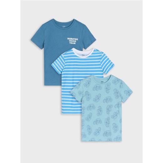 Sinsay - Koszulki 3 pack - wielobarwny ze sklepu Sinsay w kategorii T-shirty chłopięce - zdjęcie 178897839