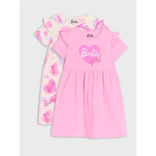 Sinsay - Sukienki 2 pack Barbie - różowy ze sklepu Sinsay w kategorii Sukienki dziewczęce - zdjęcie 178897908