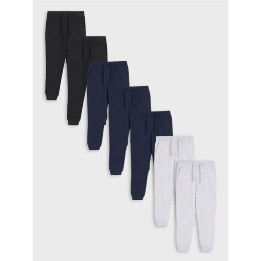 Sinsay - Spodnie dresowe 7 pack - czarny ze sklepu Sinsay w kategorii Spodnie chłopięce - zdjęcie 178897918