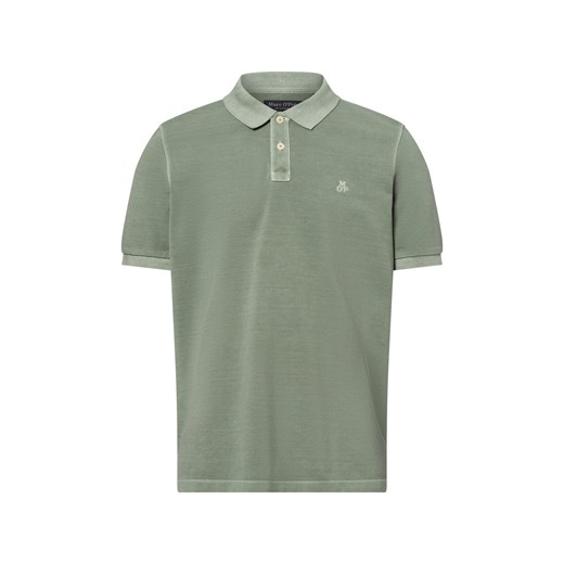 Marc O'Polo Męska koszulka polo Mężczyźni Bawełna trzcinowy jednolity ze sklepu vangraaf w kategorii T-shirty męskie - zdjęcie 178899456