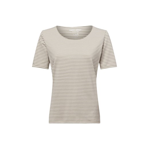 Franco Callegari Koszulka damska Kobiety Bawełna beżowy w paski ze sklepu vangraaf w kategorii Bluzki damskie - zdjęcie 178899468