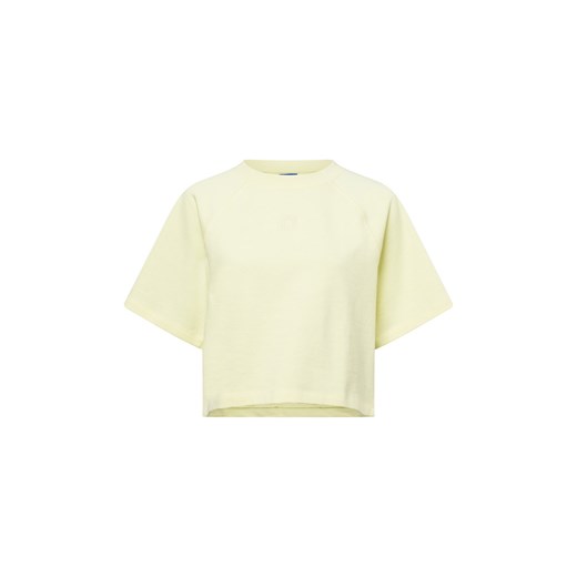 HUGO BLUE Bluza damska - Dorlina Kobiety Bawełna żółty jednolity ze sklepu vangraaf w kategorii Bluzy damskie - zdjęcie 178899516