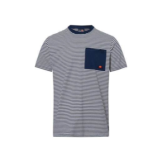 ellesse Koszulka męska - Hirst Tee Mężczyźni Bawełna granatowy w paski ze sklepu vangraaf w kategorii T-shirty męskie - zdjęcie 178899526