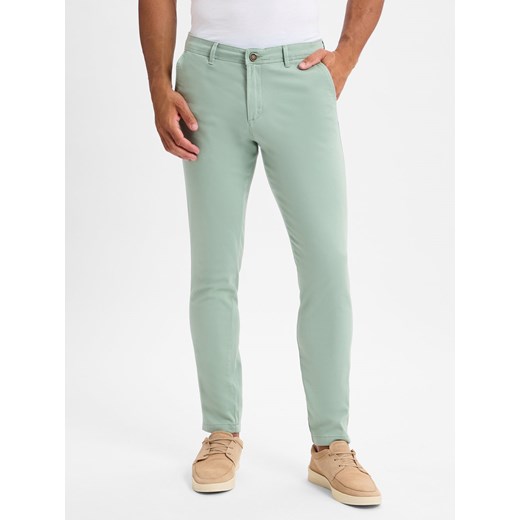 Jack & Jones Chinosy - JPSTMarco Mężczyźni Bawełna miętowy jednolity ze sklepu vangraaf w kategorii Spodnie męskie - zdjęcie 178899555