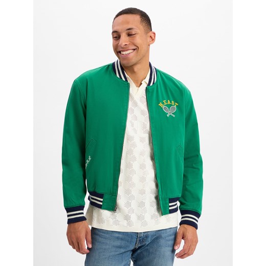 Polo Ralph Lauren Bluzy - VARSITY Mężczyźni Bawełna zielony jednolity ze sklepu vangraaf w kategorii Bluzy męskie - zdjęcie 178899625