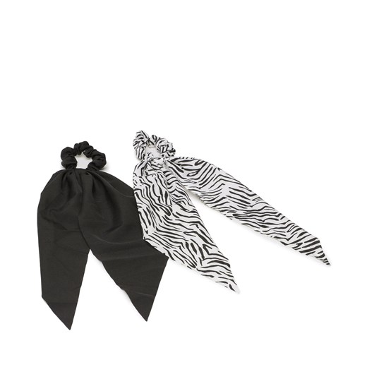 Zestaw 2 gumek do włosów JENNY 4WE-005-SS23 Czarny one size eobuwie.pl