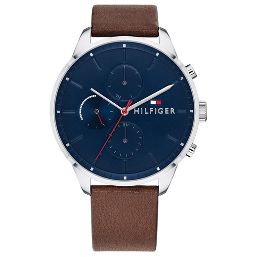 Zegarek Tommy Hilfiger Chase 1791487 Brązowy Tommy Hilfiger one size eobuwie.pl