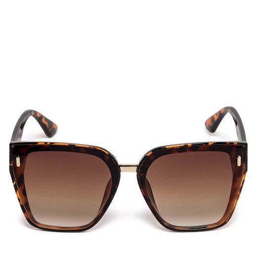 Okulary przeciwsłoneczne JENNY 4WF-020-SS24 Brązowy one size eobuwie.pl