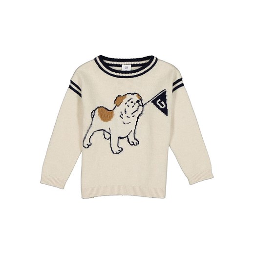 GAP Sweter w kolorze beżowo-czarnym ze sklepu Limango Polska w kategorii Odzież dla niemowląt - zdjęcie 178900369