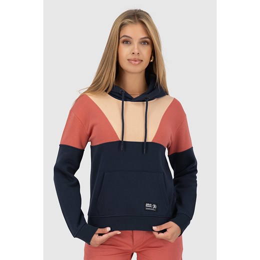 alife and kickin Bluza &quot;Francesca&quot; w kolorze granatowo-beżowo-czerwonym ze sklepu Limango Polska w kategorii Bluzy damskie - zdjęcie 178900665