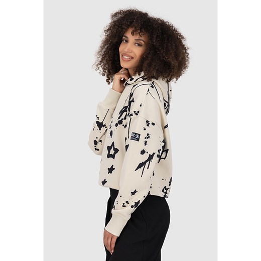 Biała bluza damska Alife And Kickin z nadrukami 