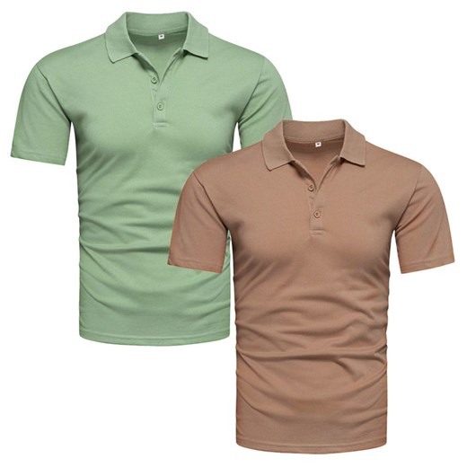 Zestaw 2-pak koszulek polo Recea ze sklepu Recea.pl w kategorii T-shirty męskie - zdjęcie 178903206