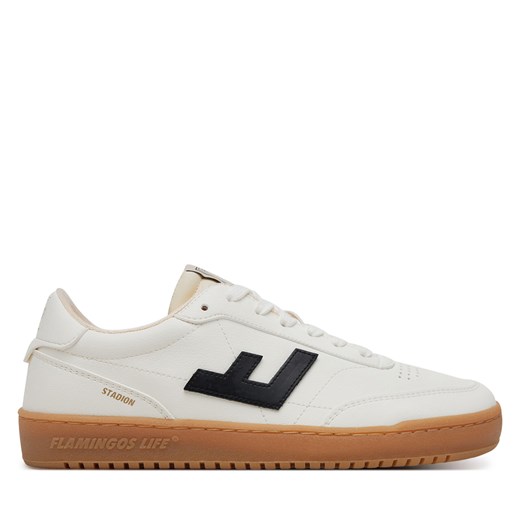 Buty sportowe męskie Flamingos Life na wiosnę białe wiązane 