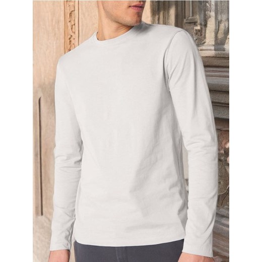 Sinsay - Koszulka z długimi rękawami - biały ze sklepu Sinsay w kategorii T-shirty męskie - zdjęcie 178911426
