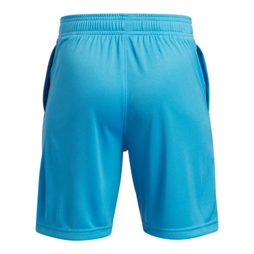 Chłopięce spodenki treningowe Under Armour UA Tech Logo Shorts - niebieskie ze sklepu Sportstylestory.com w kategorii Spodenki męskie - zdjęcie 178911735