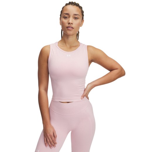 Damski top treningowy Under Armour UA Vanish Seamless Tank - różowy ze sklepu Sportstylestory.com w kategorii Bluzki damskie - zdjęcie 178911785
