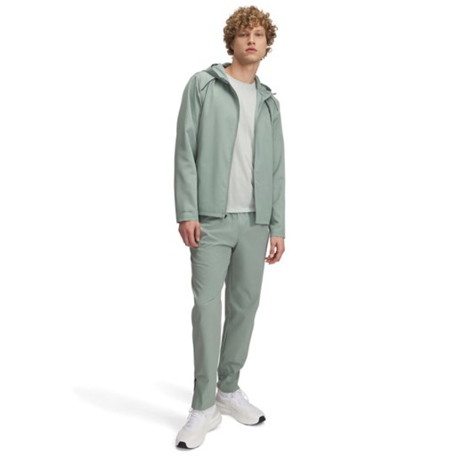 Męskie spodnie do biegania Under Armour UA Storm Run Pants - zielone ze sklepu Sportstylestory.com w kategorii Spodnie męskie - zdjęcie 178911836