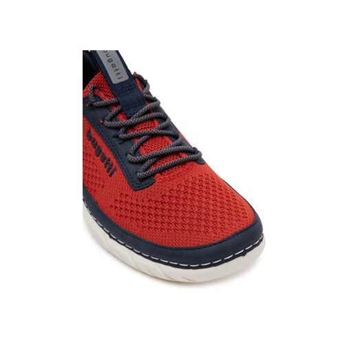 Buty sportowe męskie Bugatti sznurowane czerwone wiosenne 