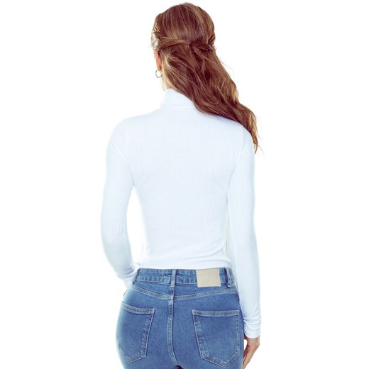 Eldar koszulka damska z golfem biała Matylda, Kolor biały, Rozmiar S, Eldar ze sklepu Intymna w kategorii Bluzki damskie - zdjęcie 178915538