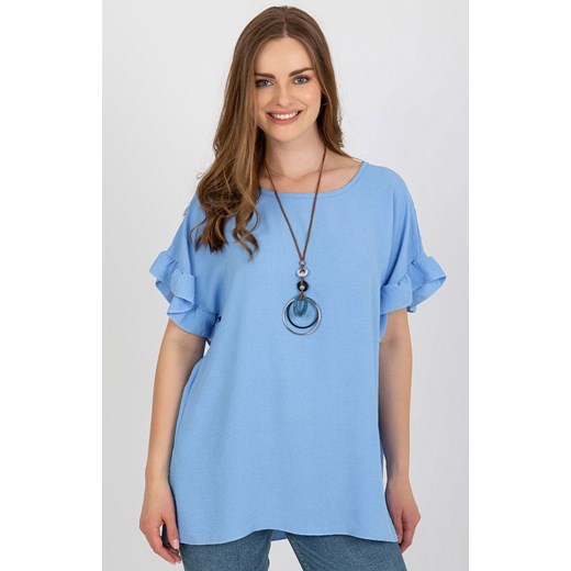 Bluzka damska Italy Moda niebieska