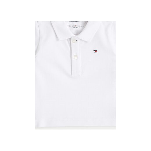 Tommy Hilfiger Polo Essential KN0KN02030 Biały Regular Fit Tommy Hilfiger 80 MODIVO