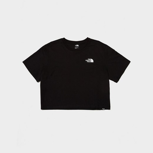 THE NORTH FACE T-SHIRT SIMPLE DOME CROP T BLK/WH ze sklepu JD Sports  w kategorii Bluzki damskie - zdjęcie 178918368