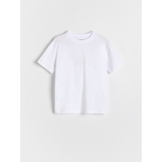 T-shirt chłopięce biały Reserved 