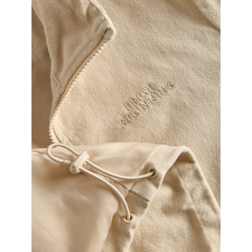 Reserved - Bawełniana kurtka z haftem - beżowy Reserved 158/164 (12-13 lat) Reserved