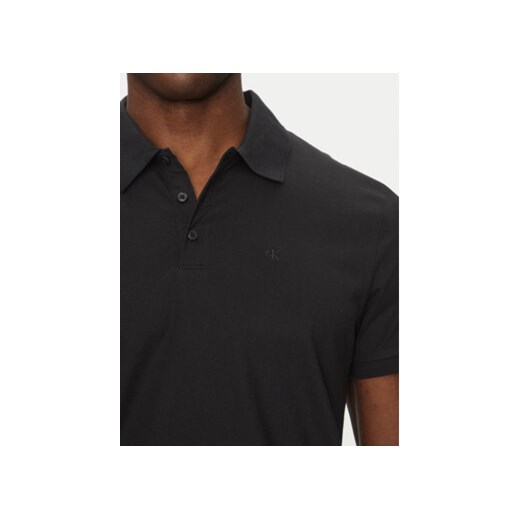 T-shirt męski Calvin Klein czarny z krótkimi rękawami 