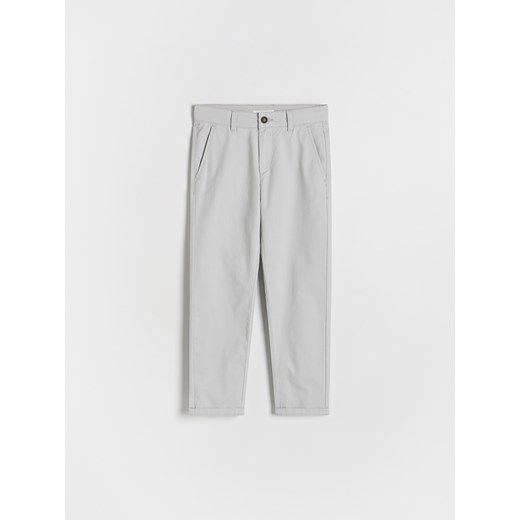 Reserved - Spodnie chino regular fit - jasnoszary Reserved 116 (5-6 lat) Reserved