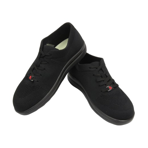 Sneakersy, buty sportowe męskie Berkemann 05550-999, czarne Berkemann USA: 7.5, UK: 7 ulubioneobuwie