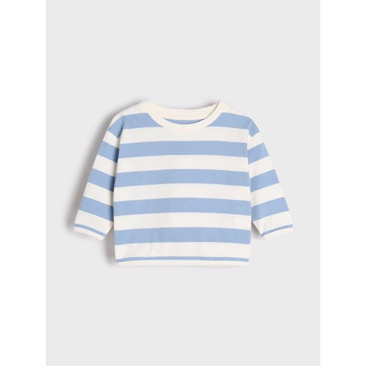 Sinsay - Bluza w pasy - kremowy Sinsay 74 Sinsay