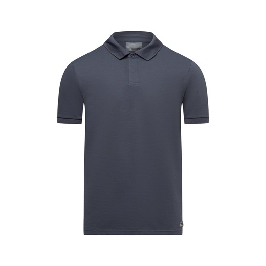 Drykorn Męska koszulka polo - Santos Mężczyźni Bawełna szary jednolity ze sklepu vangraaf w kategorii T-shirty męskie - zdjęcie 178936735