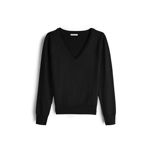 GATE Sweter z dekoltem w serek 34 ze sklepu gateshop w kategorii Swetry damskie - zdjęcie 178939118