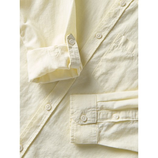 Reserved - Koszula oversize z domieszką lnu - jasnożółty Reserved 158 (12 lat) Reserved