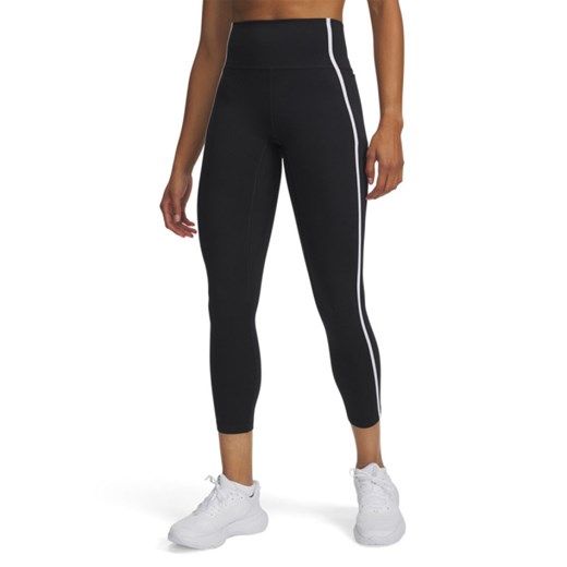 Damskie legginsy treningowe Under Armour Meridian Piped Ankle Leg - czarne ze sklepu Sportstylestory.com w kategorii Spodnie damskie - zdjęcie 178945355