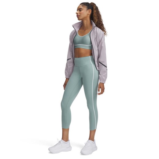 Damskie legginsy treningowe Under Armour Meridian Piped Ankle Leg - zielone ze sklepu Sportstylestory.com w kategorii Spodnie damskie - zdjęcie 178945359