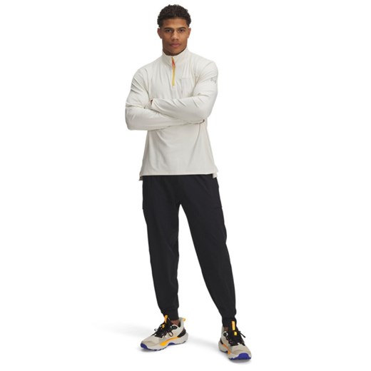 Męskie spodnie do biegania Under Armour UA Trail Run Pants - czarne ze sklepu Sportstylestory.com w kategorii Spodnie męskie - zdjęcie 178945388