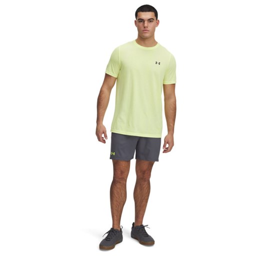 Męskie spodenki treningowe Under Armour Vanish Woven 6in Graphic Sts - szare ze sklepu Sportstylestory.com w kategorii Spodenki męskie - zdjęcie 178945437