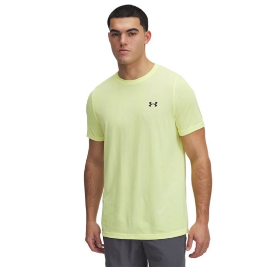 Męska koszulka treningowa Under Armour Vanish Seamless Novelty SS - żółta ze sklepu Sportstylestory.com w kategorii T-shirty męskie - zdjęcie 178945478