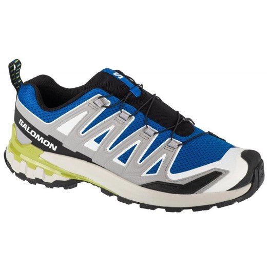 Buty do biegania Salomon Xa Pro 3D v9 L47747800 niebieskie ze sklepu ButyModne.pl w kategorii Buty sportowe męskie - zdjęcie 178945988