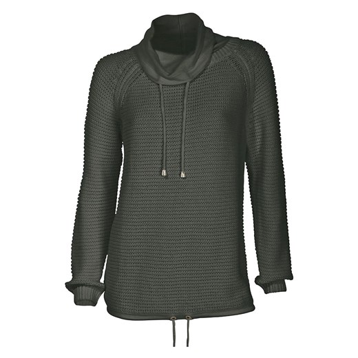 Heine Sweter w kolorze khaki ze sklepu Limango Polska w kategorii Swetry damskie - zdjęcie 178947607