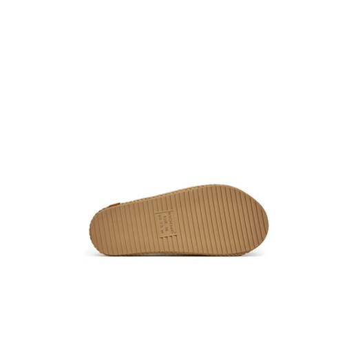 Bohonomad espadryle damskie brązowe bez zapięcia casual płaskie