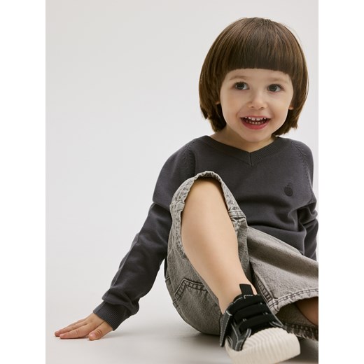 Reserved - Sweter z wiskozą - ciemnoszary Reserved 104 (3-4 lata) Reserved