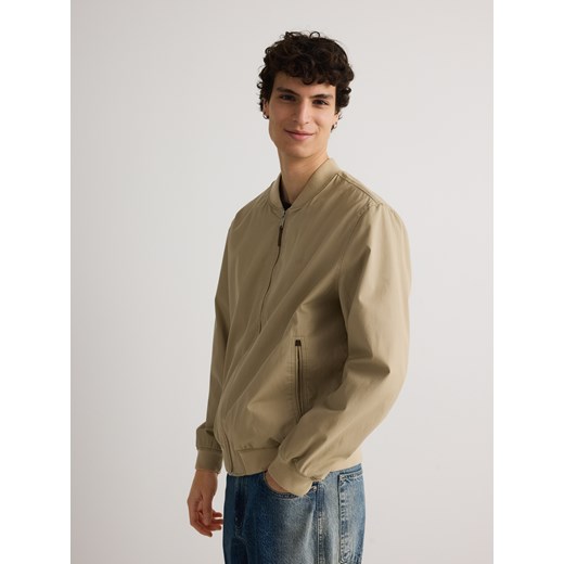 Reserved - Kurtka bomberka - beżowy Reserved L Reserved