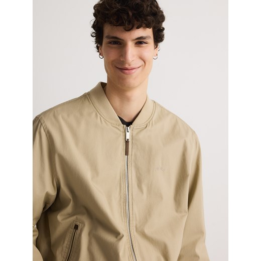 Reserved - Kurtka bomberka - beżowy Reserved M Reserved